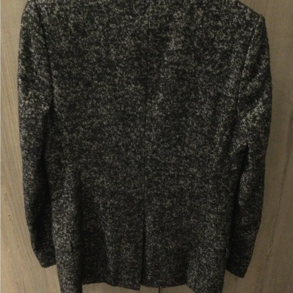 Gucci Black Heather Zip-Up Knit Sweater